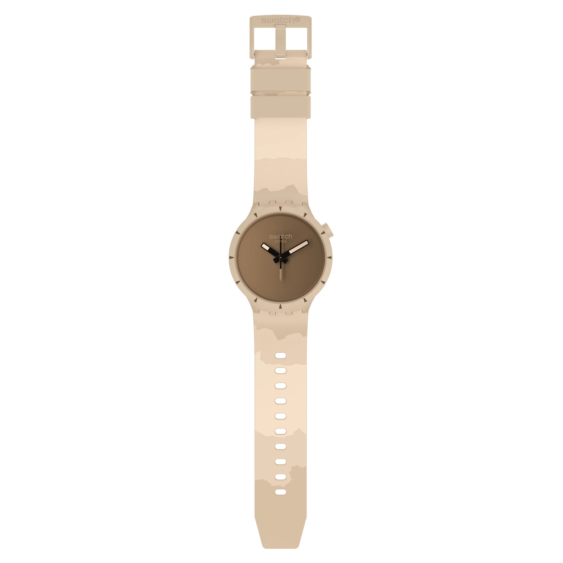 Orologio Uomo Swatch Colors Of Nature Big Bold Bioceramic Desert Watch SB03C101