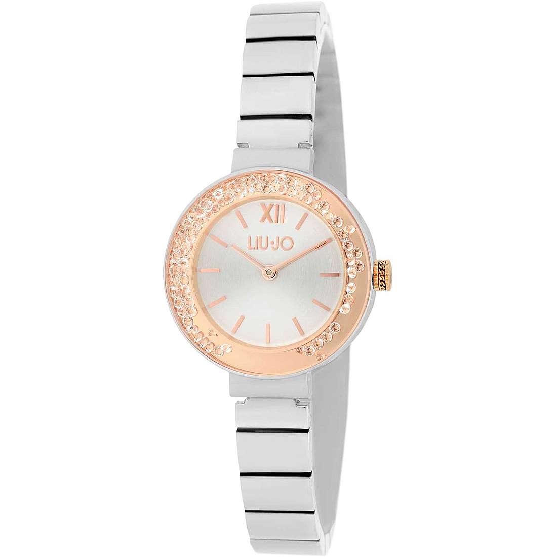 Orologio Donna Liu Jo Quarzo Solo Tempo Acciaio Bicolore Zirconi Dancing TLJ2088