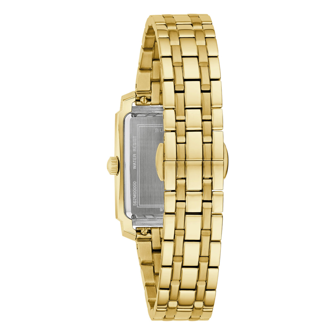 Orologio Donna Bulova Quarzo Sutton Tank Acciaio Dorato 97L186