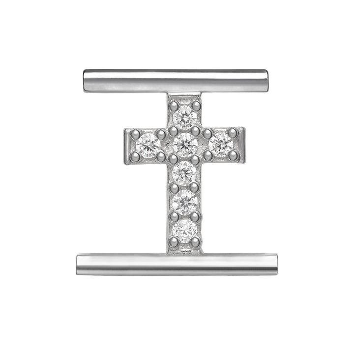 Ciondoli Donna Eleonora Giordani Argento Croce Zirconi EG0055