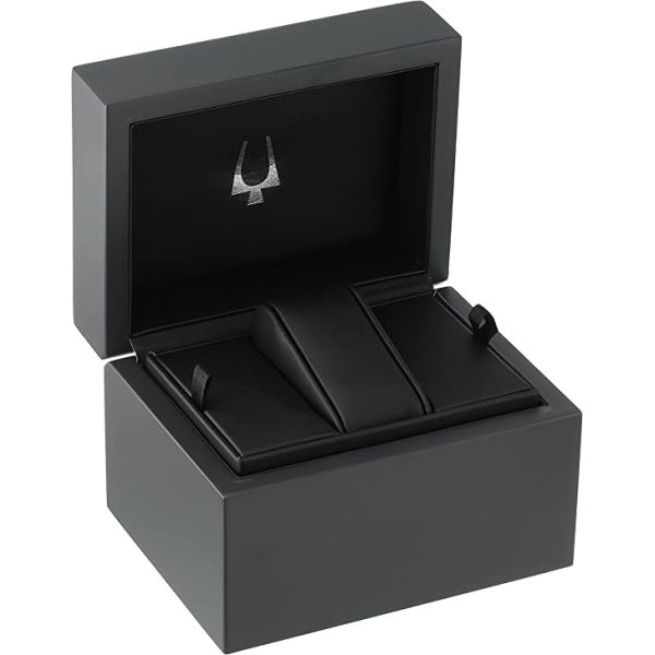 Orologio Uomo Bulova Lunar Pilot Acciaio Quarzo Cronografo Panda Bianco Blu 98A305