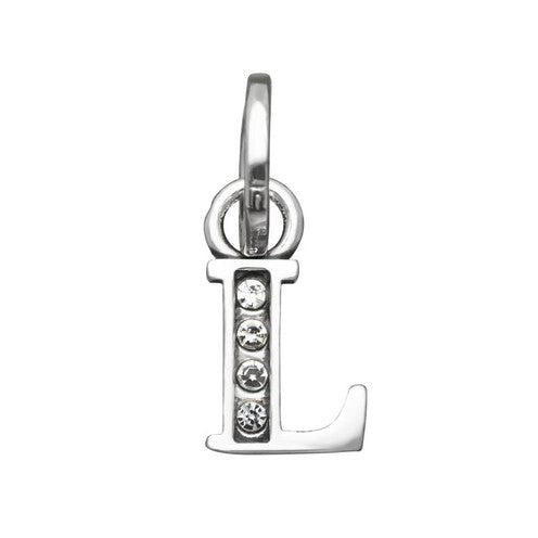 Charm Donna Giovanni Raspini Argento 925 Mini Lettera M Crystal 12150