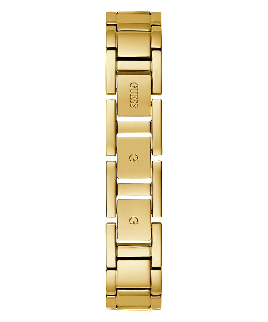 Orologio Donna Guess Quarzo Solo Tempo Zirconi Acciaio Dorato GW0476L2