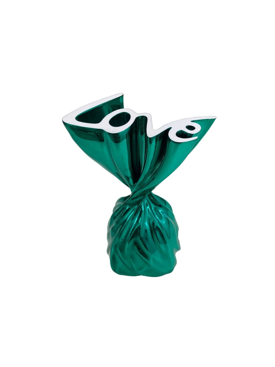 Scultura amore Sequenze Colore Verde cm 12 BPZ015/V