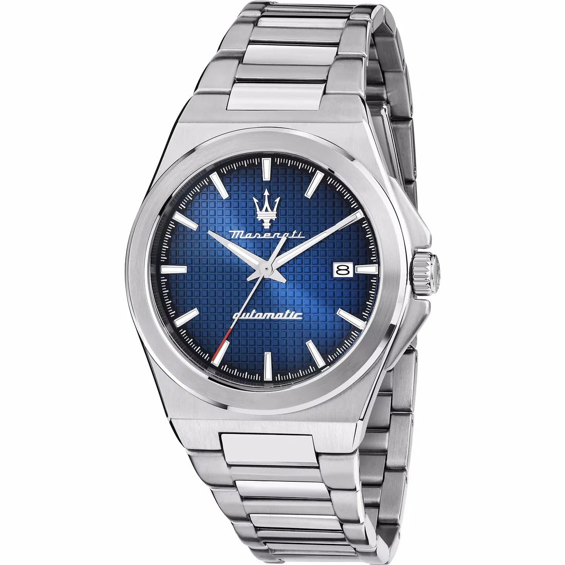 Orologio Uomo Maserati Acciaio Lucido Automatico Blu Data R8823153001