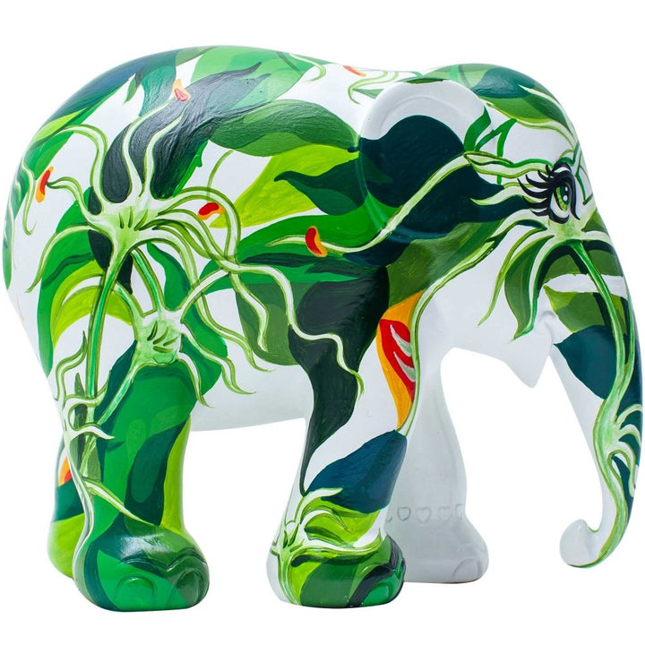 Scultura Elefante Beauty In The City 30 Cm Resina Dipinto A Mano 8858831239494