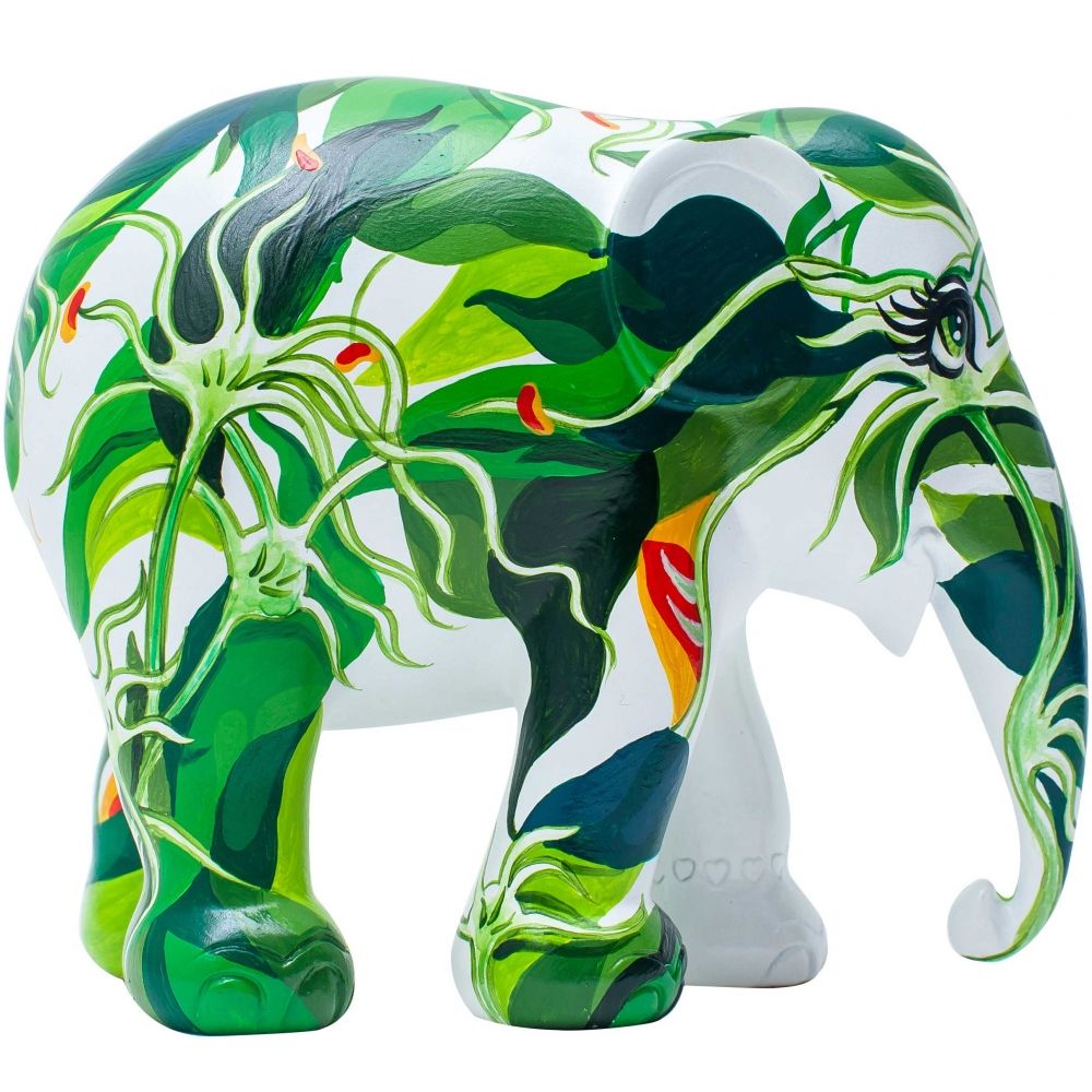 Scultura Elefante Onlylux Beauty In The City 20 Cm Resina Dipinto A Mano 8858831239487