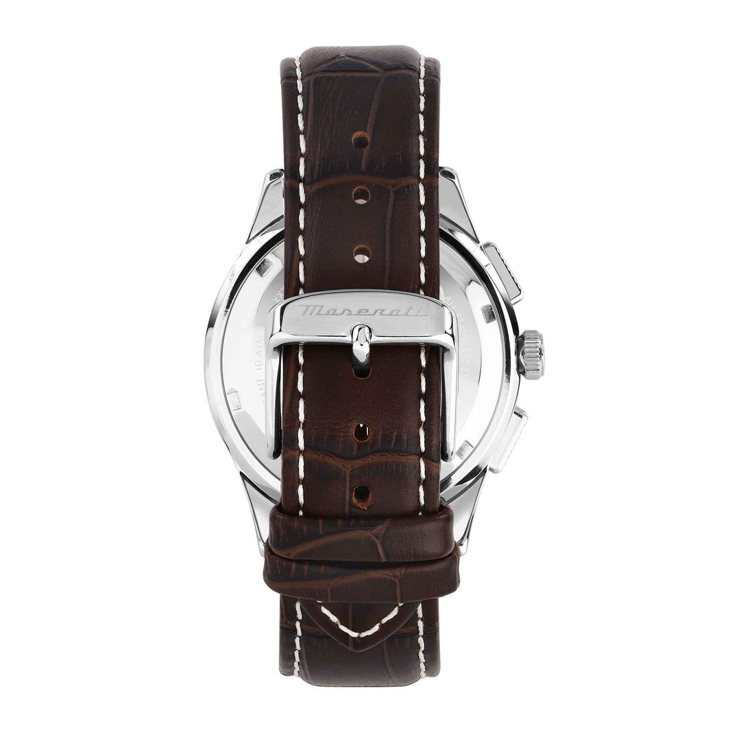 Orologio Uomo Maserati Acciaio Pelle Marrone Cronografo Data R8871624010