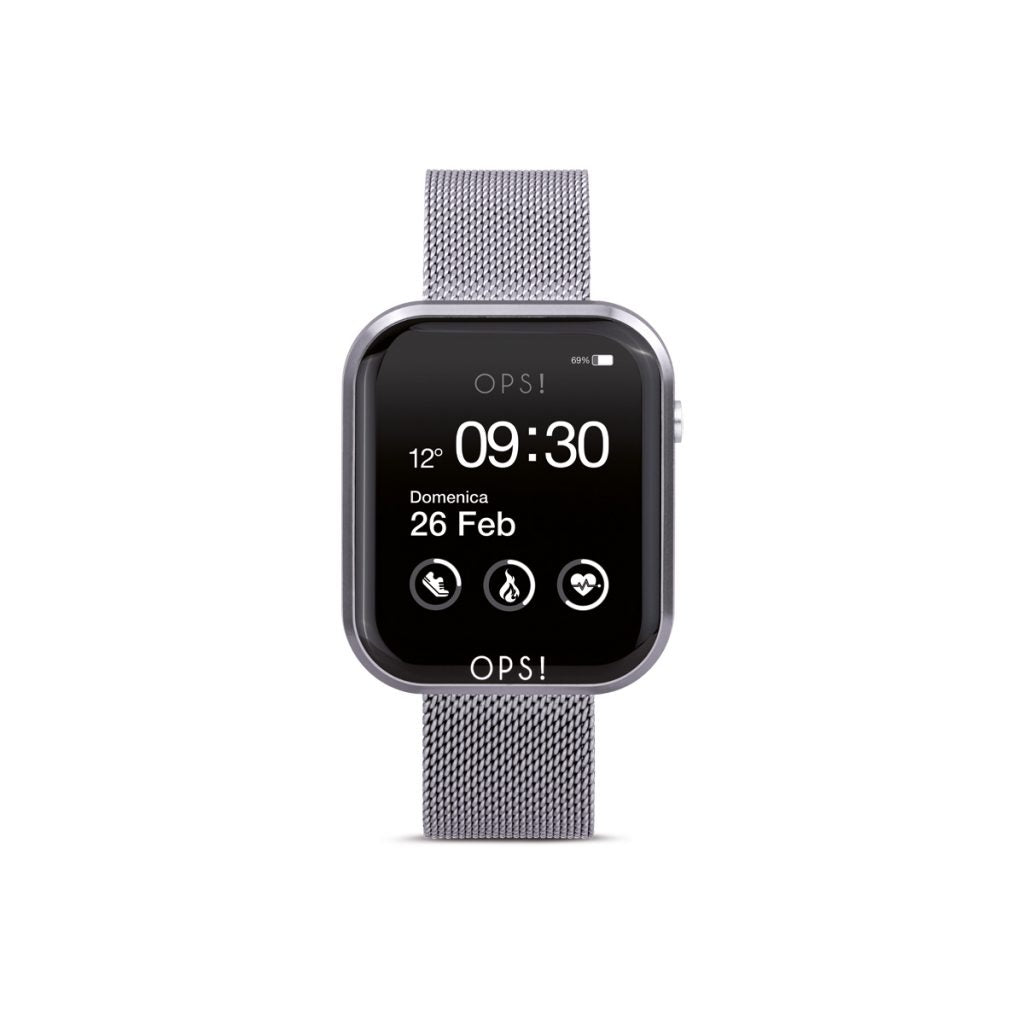 Orologio Unisex Ops Object Smartwatch Call Acciaio Maglia Milano OPSSW-15