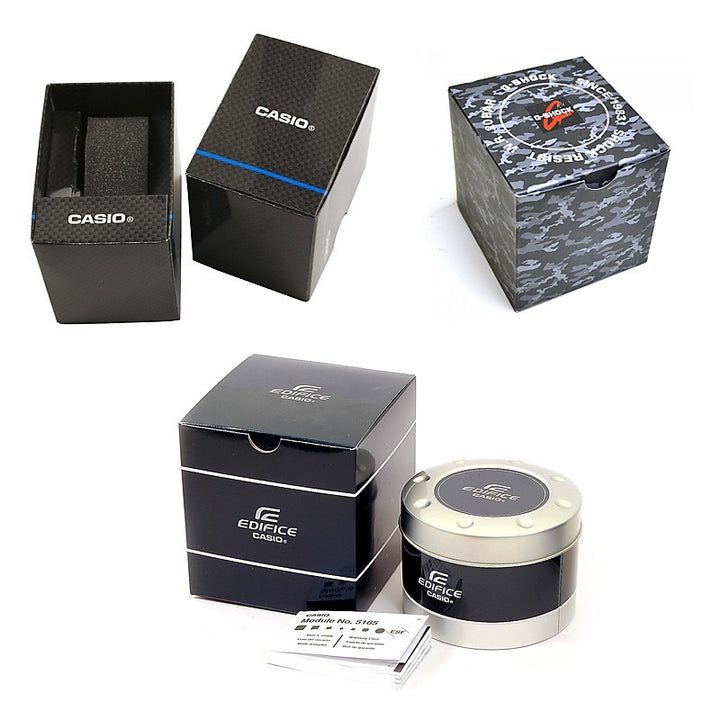 Orologio Uomo Casio Edifice Acciaio Cronografo Nero EFB-730D-1AVUEF