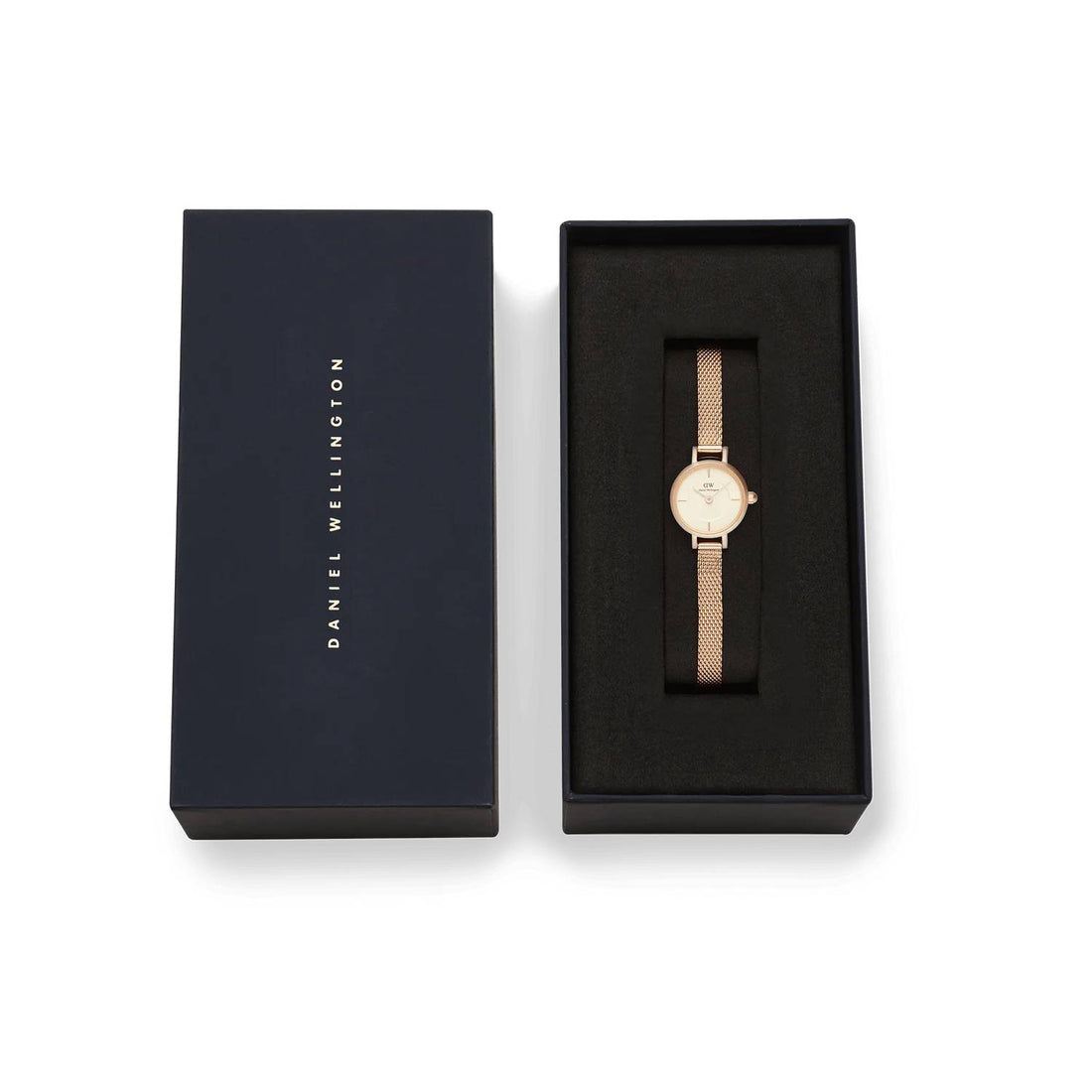 Orologio Donna Daniel Wellington Acciaio Champagne Petit Mini Melrose DW00100741