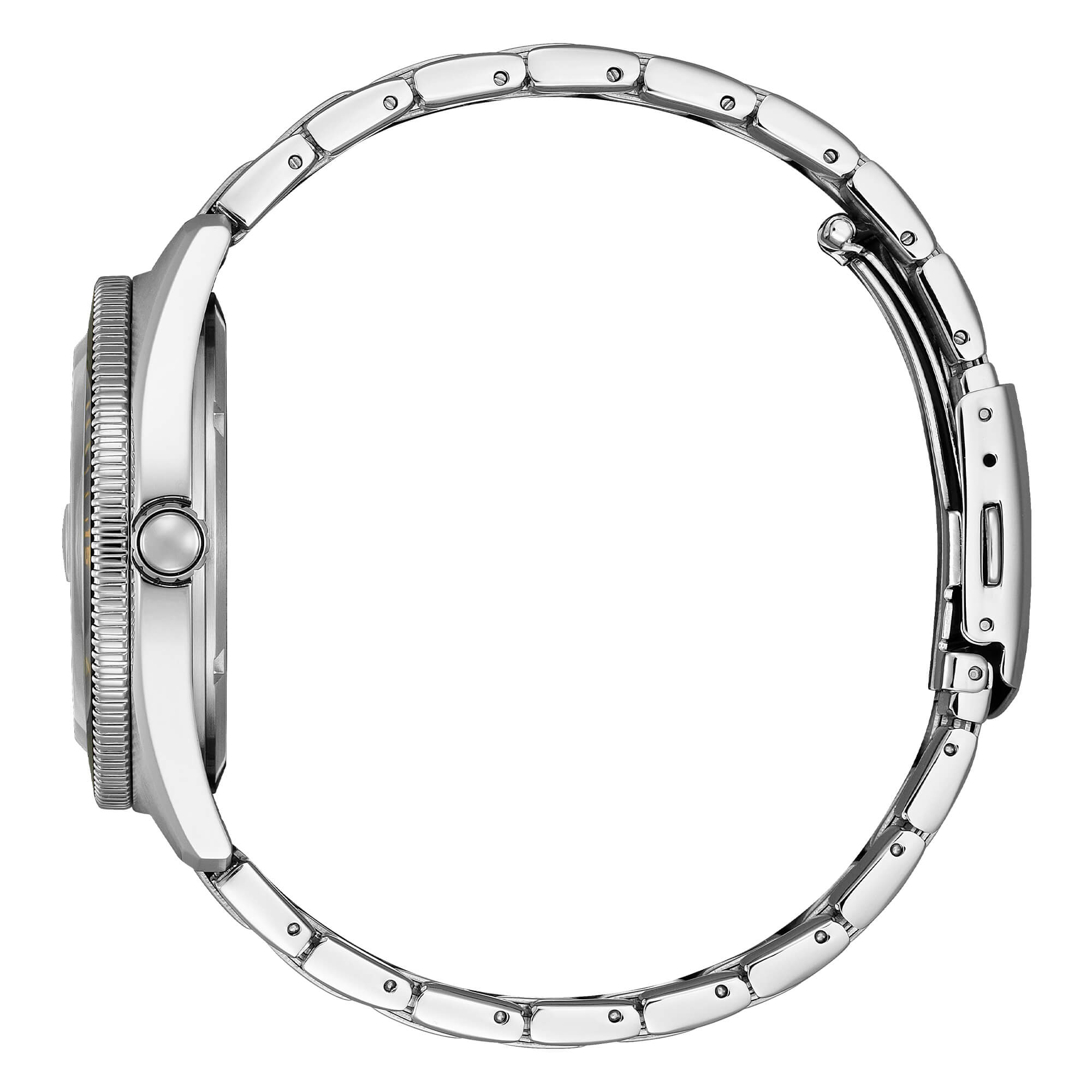 Orologio Uomo Citizen Nero Oro Eco-Drive Acciaio Data AW1888-53E