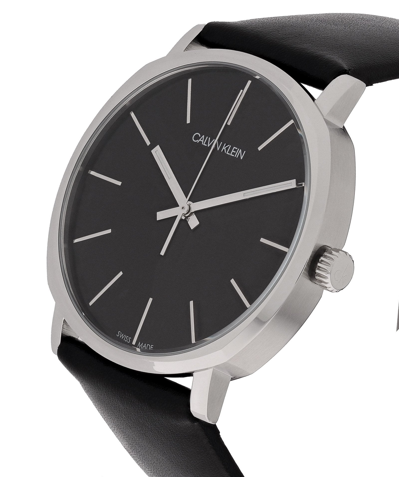 Orologio Uomo Calvin Klein Acciaio Pelle Quarzo Swiss Made K8Q311C1