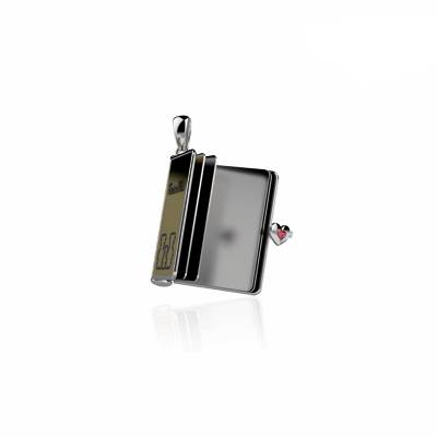 Collana Donna Nanàn Argento Libricino Pensieri Felici NAN0636