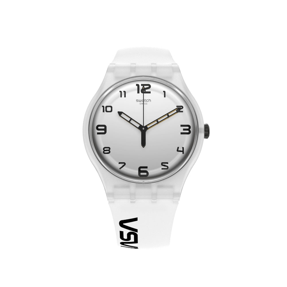 Orologio Uomo Bambino Swatch Quarzo Solo Tempo NASA SUOZ339