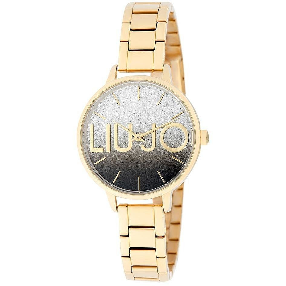 Orologio Donna Liu Jo Acciaio dorato Solo Tempo Quarzo quadrante glitterato TLJ1792