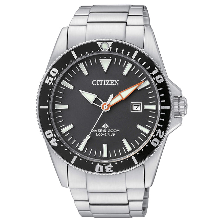 Orologio Uomo Citizen Promaster Nero Eco Drive Solo Tempo Datario BN0100-51E