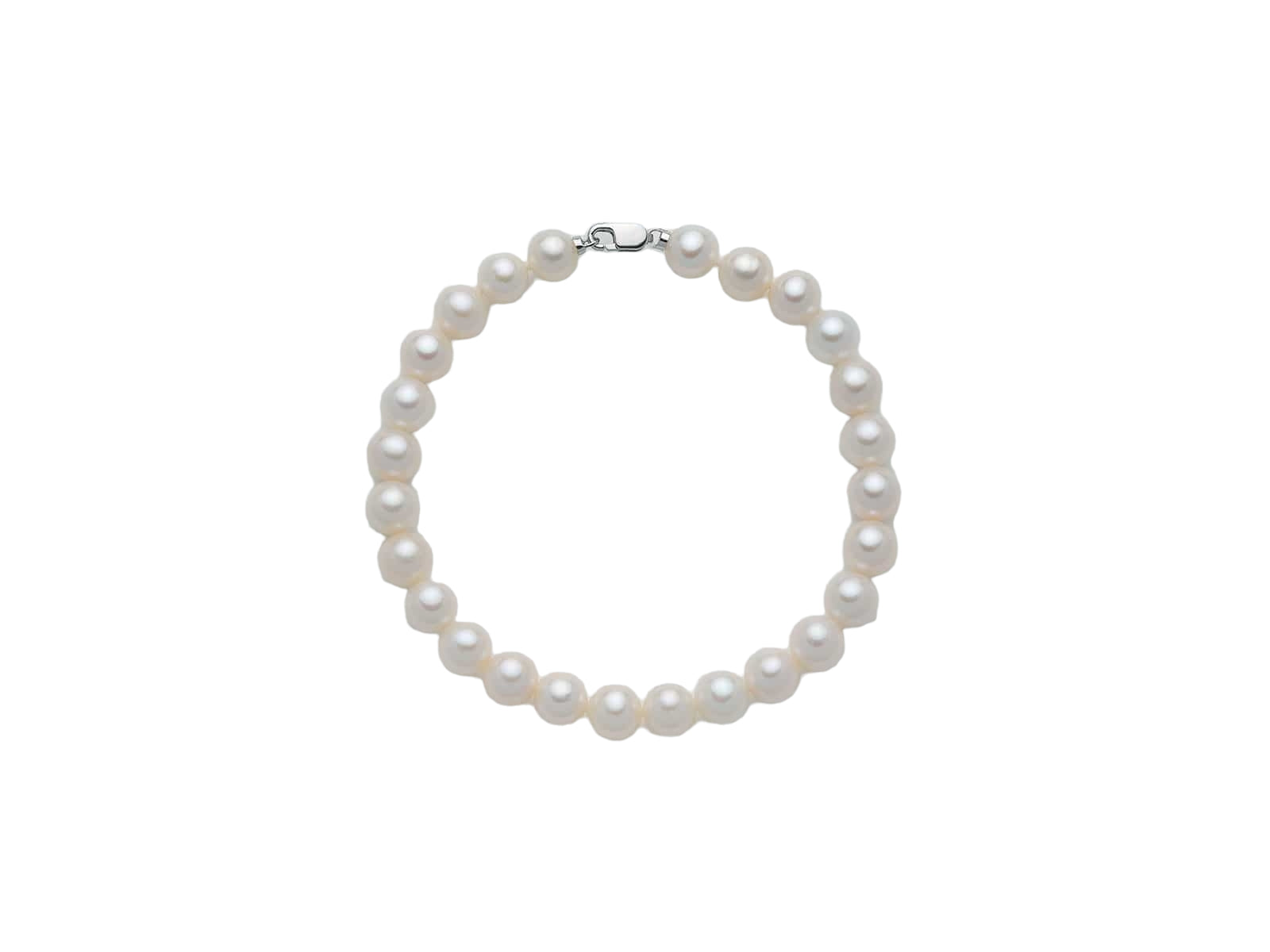 Bracciale Donna Perle Miluna Con Chiusura In Oro Bianco 750 1MPE657-18NL476