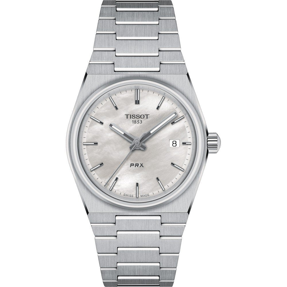 Orologio Donna Tissot Acciaio Prx madreperla Quarzo Solo Tempo Data T1372101111100