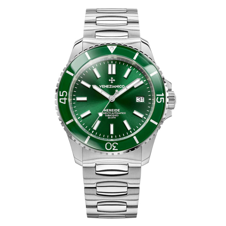 Orologio Uomo Venezianico Nereide 42 mm Verde 3321501C