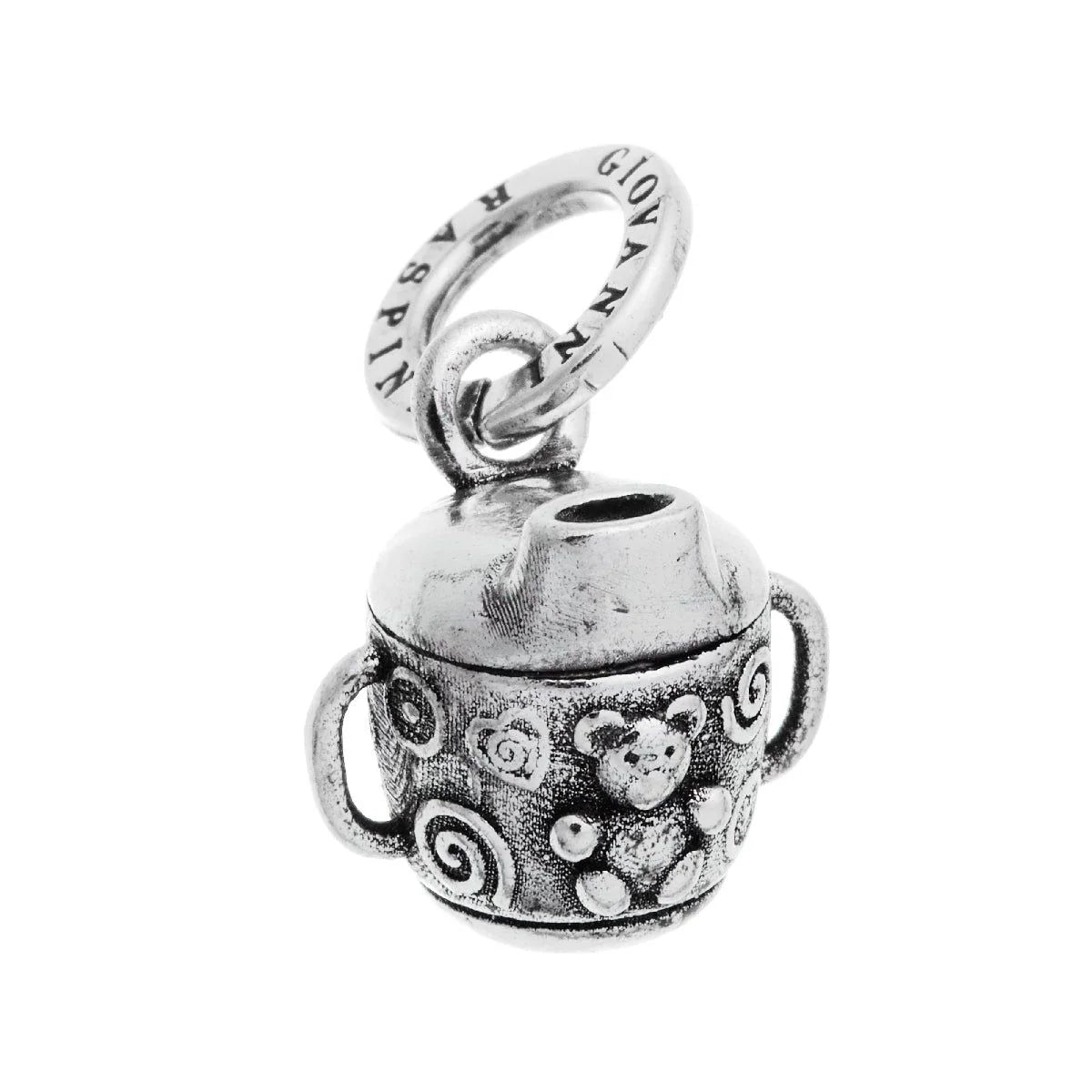Charm Unisex Giovanni Raspini Argento 925 Bebè Tazza Biberon 09997