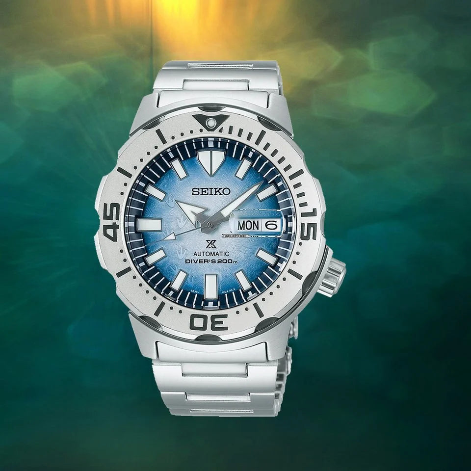 Orologio Uomo Seiko Prospex Save The Ocean Automatico Solo Tempo Data SRPG57K1