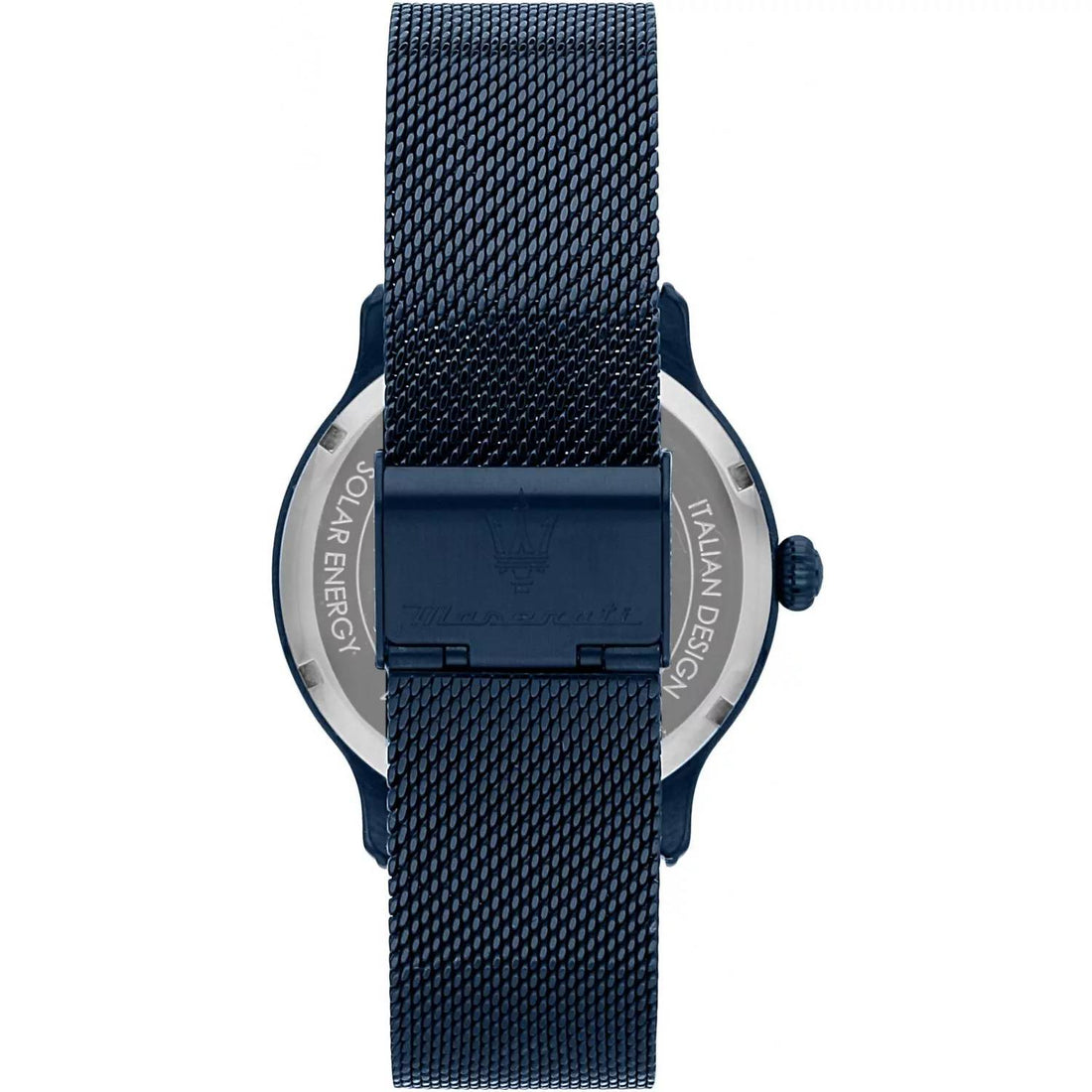 Orologio Uomo Maserati Carica Solare Solo Tempo Maglia Milano Blu R8853149001
