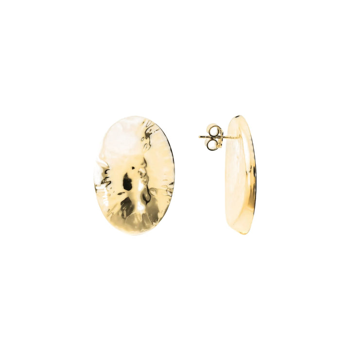 Orecchini Donna Etrusca Bronzo Dorato Martellati WSET00910.YG