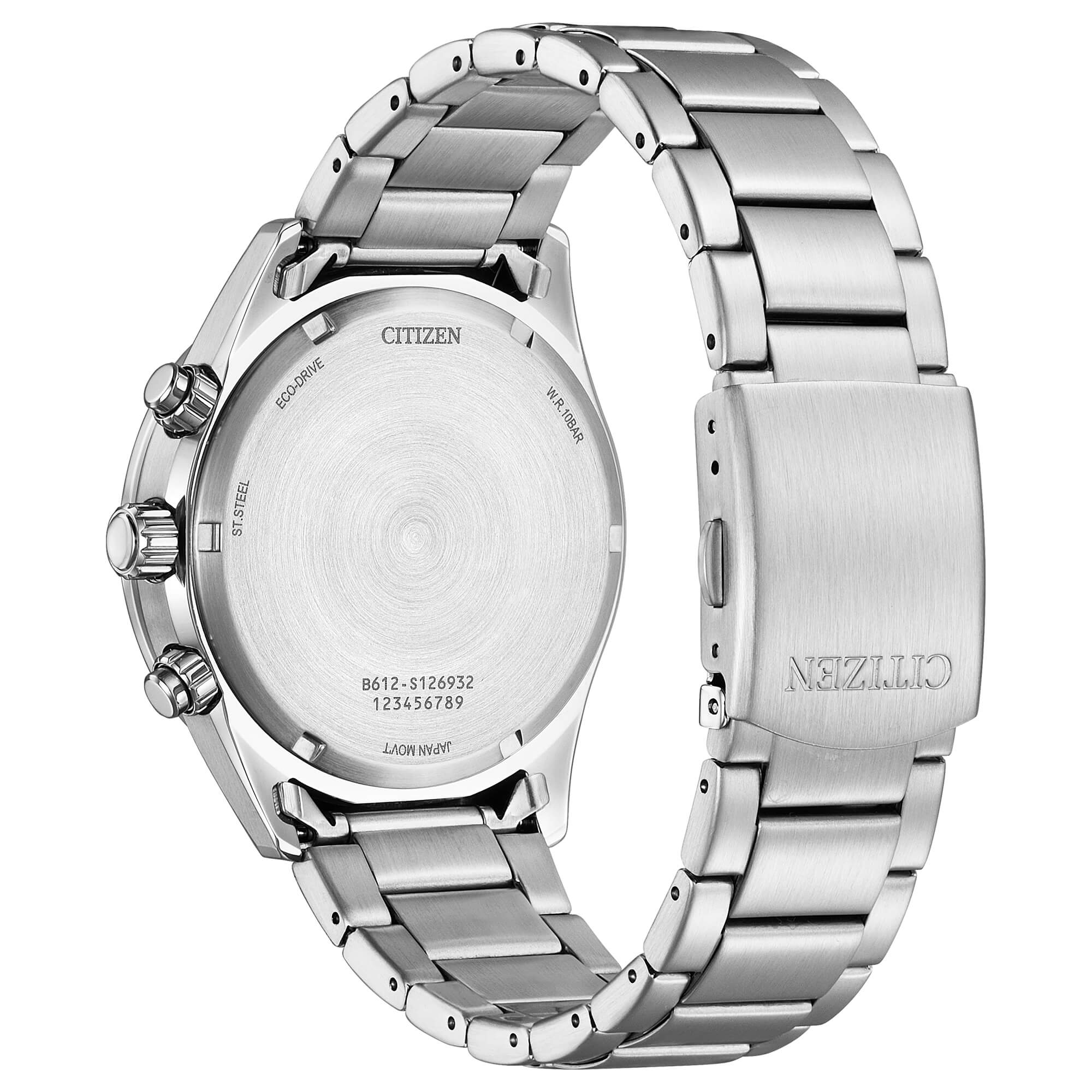 Orologio Uomo Citizen Eco Drive Cronografo Verde Urban OF Acciaio CA0770-72X