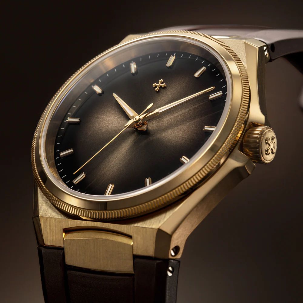 Orologio Uomo Venezianico Arsenale Bronzo 40 mm Marrone 6221555