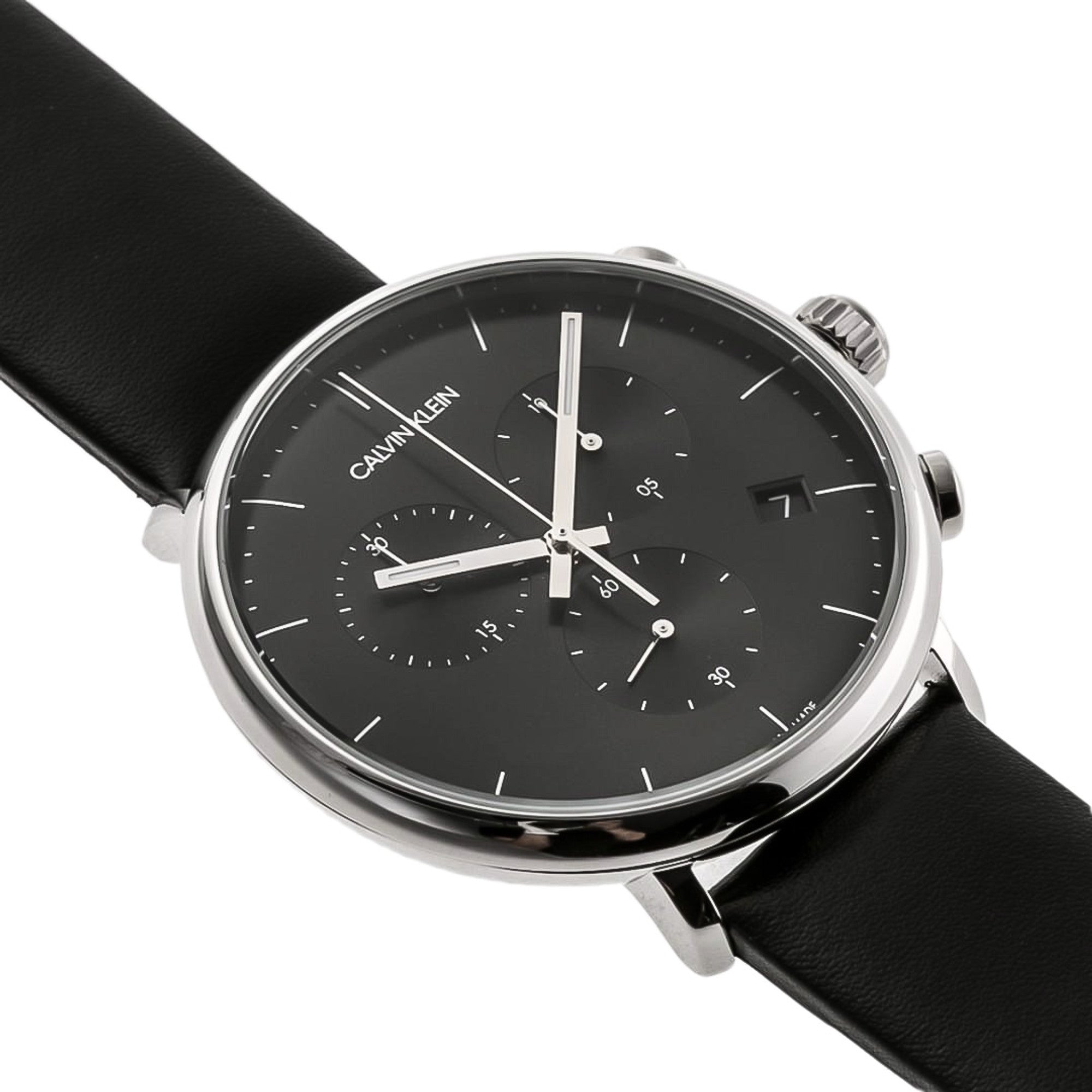 Orologio Uomo Acciaio Calvin Klein Solo Tempo Quarzo Cinturino Pelle K8M271C1
