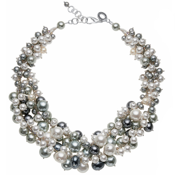Collana Donna Ottaviani Perle Grigie 501399C