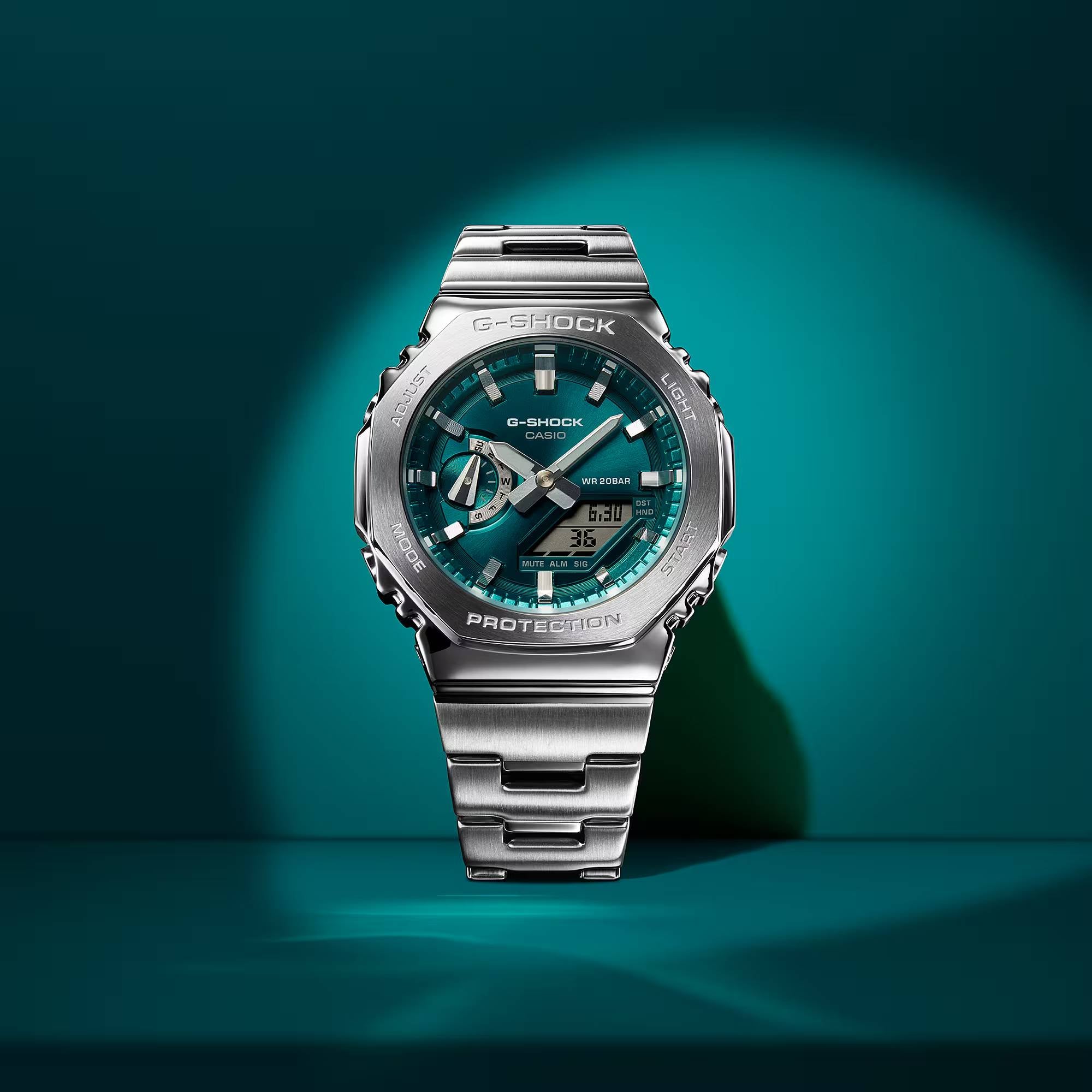 Orologio Uomo Casio G-SHOCK Acciaio Verde GM-2110D-3A1ER