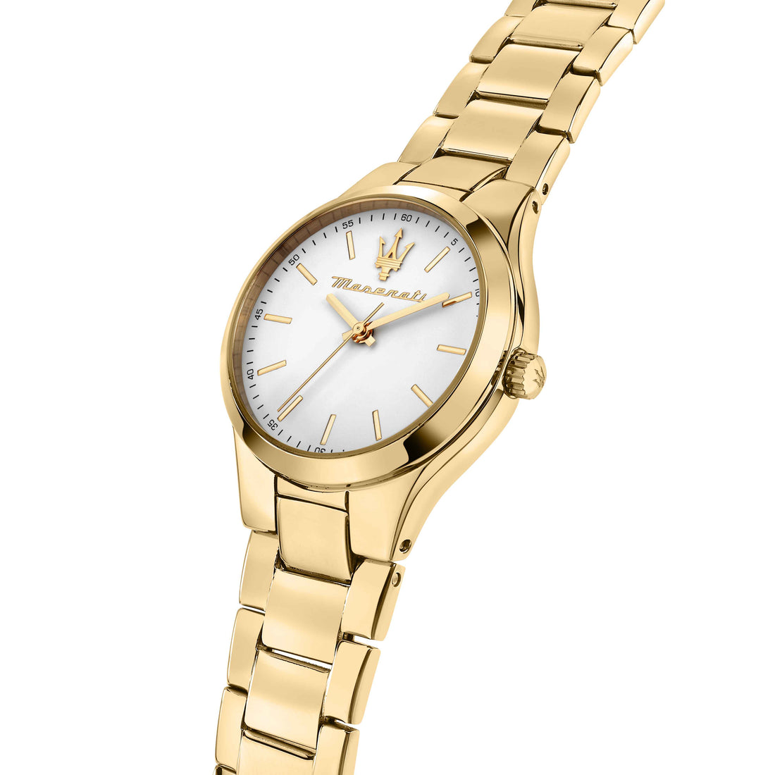 Orologio Donna Maserati Acciaio Dorato Quarzo Solo Tempo Zirconi R8853151501