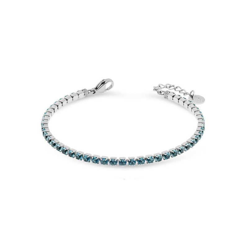 Bracciale Donna Liu Jo Acciaio Tennis Zirconi Azzurri 3 MM LJ2427