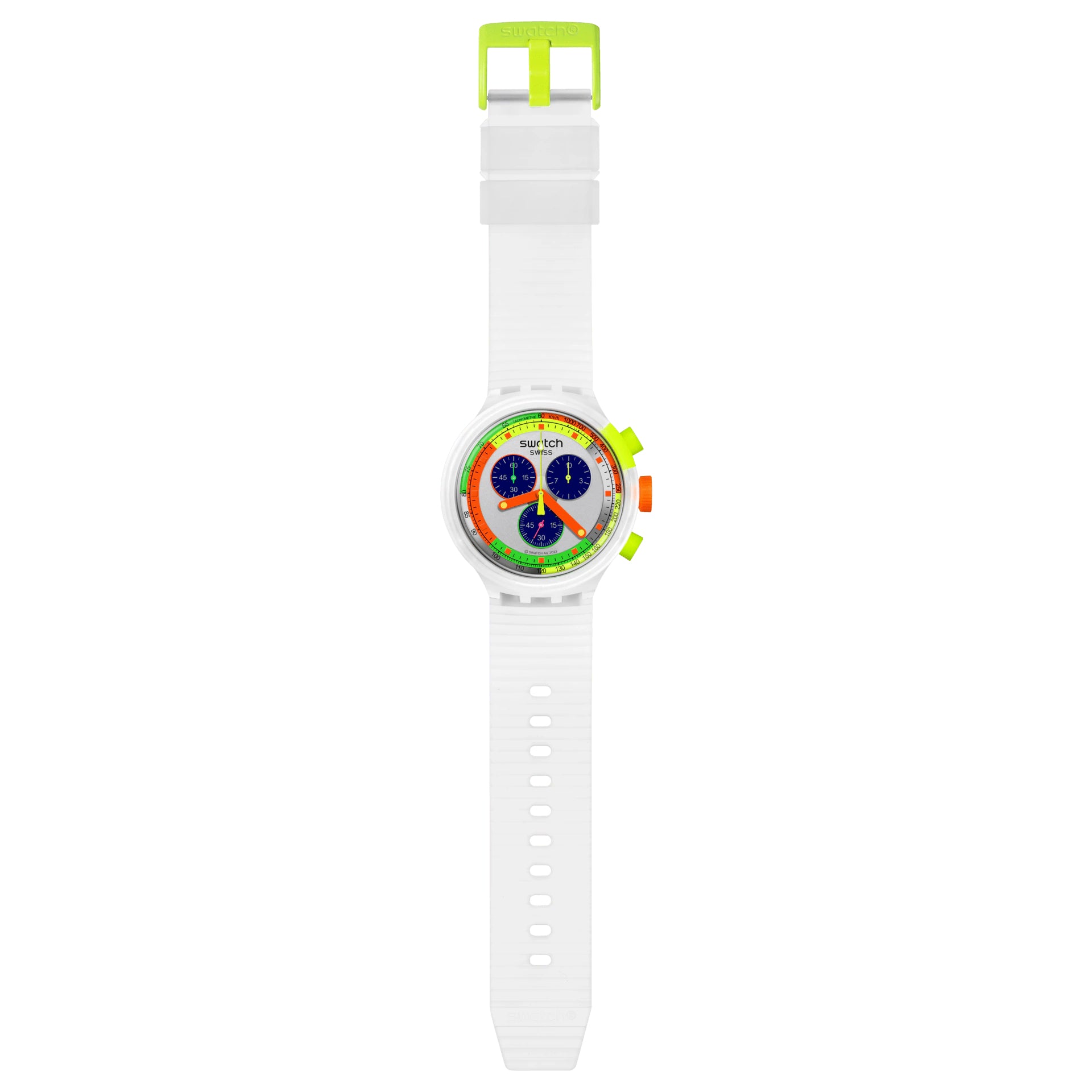 Orologio Unisex Swatch Neon Jelly 1993 Big Bold Crono SB02K100