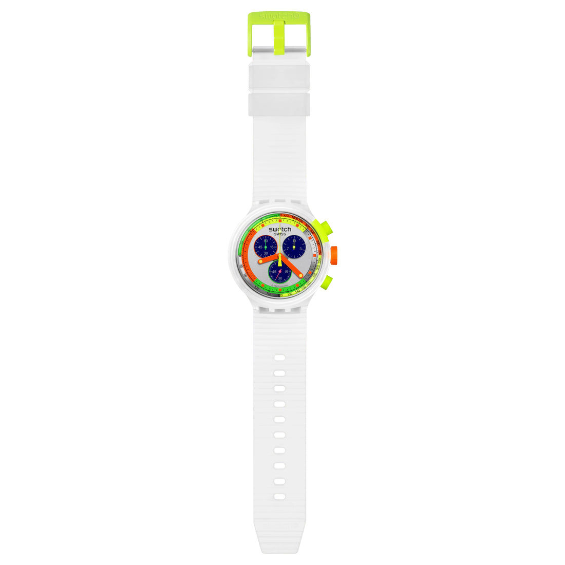 Orologio Unisex Swatch Neon Jelly 1993 Big Bold Crono SB02K100