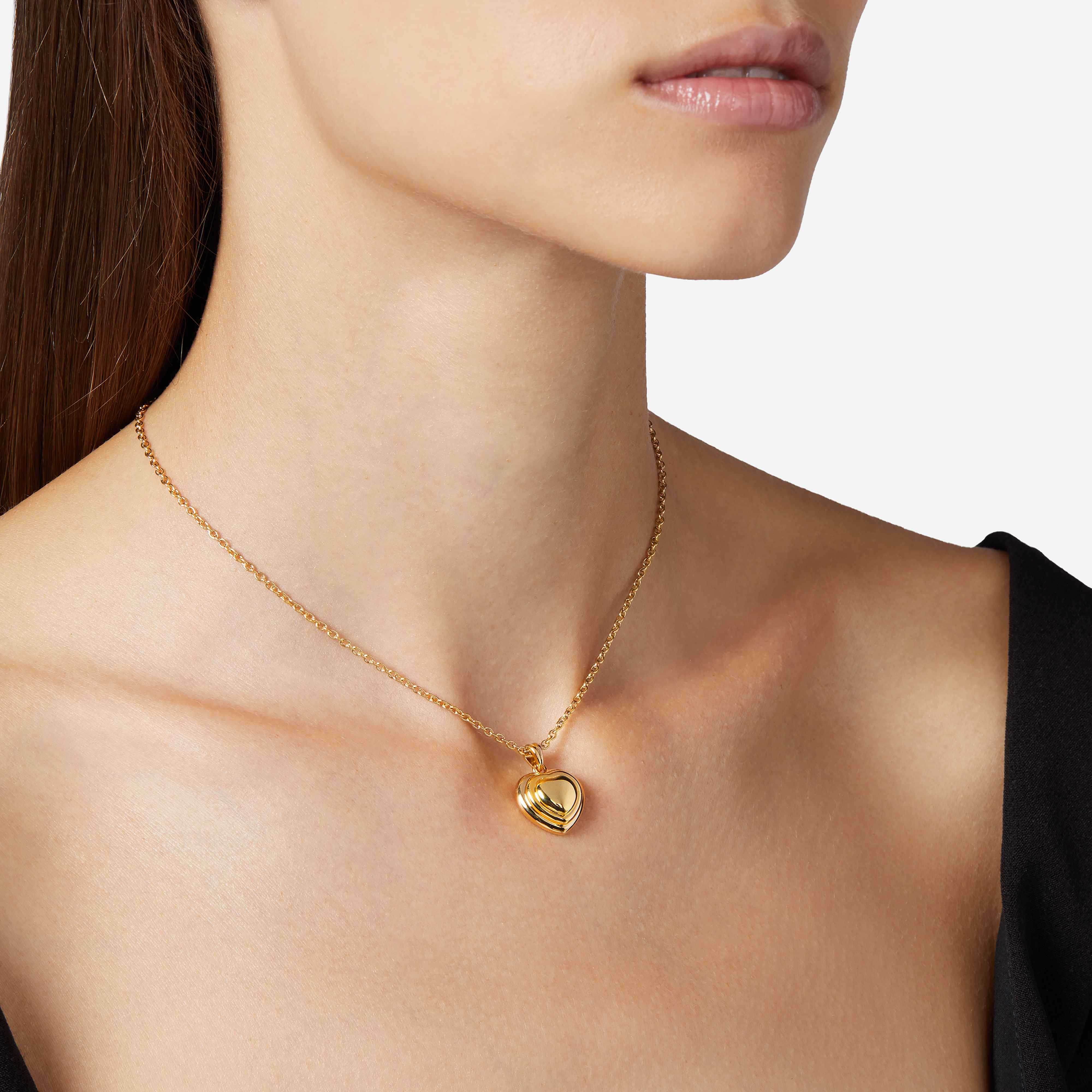Collana Donna Chiara Ferragni Acciaio Dorato Cuore Lavorato J19AXP02
