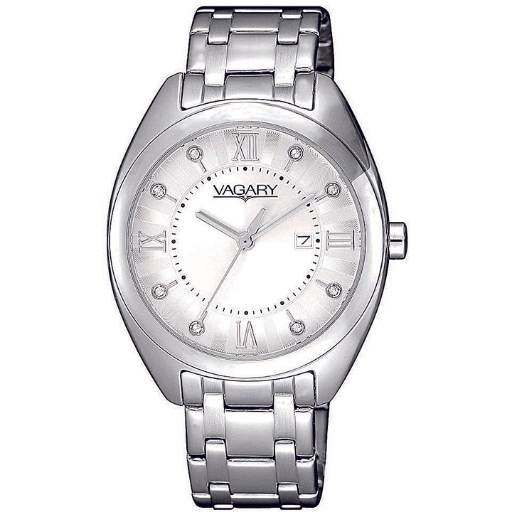 Orologio Donna Acciaio Vagary Quarzo Solo Tempo Zirconi AQUA39 Lady IU1-310-11