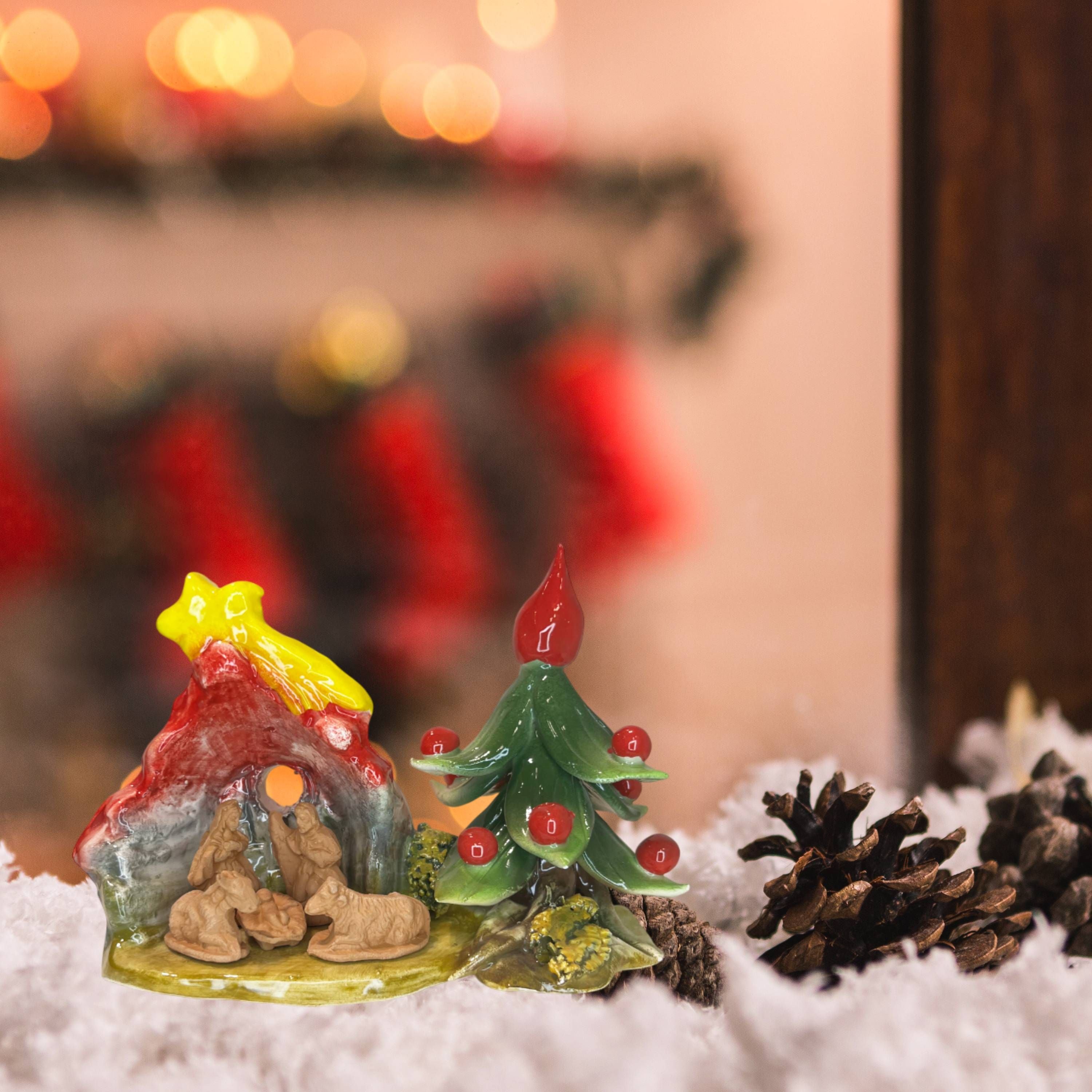 Presepe Capodimonte 15x10cm CAP45