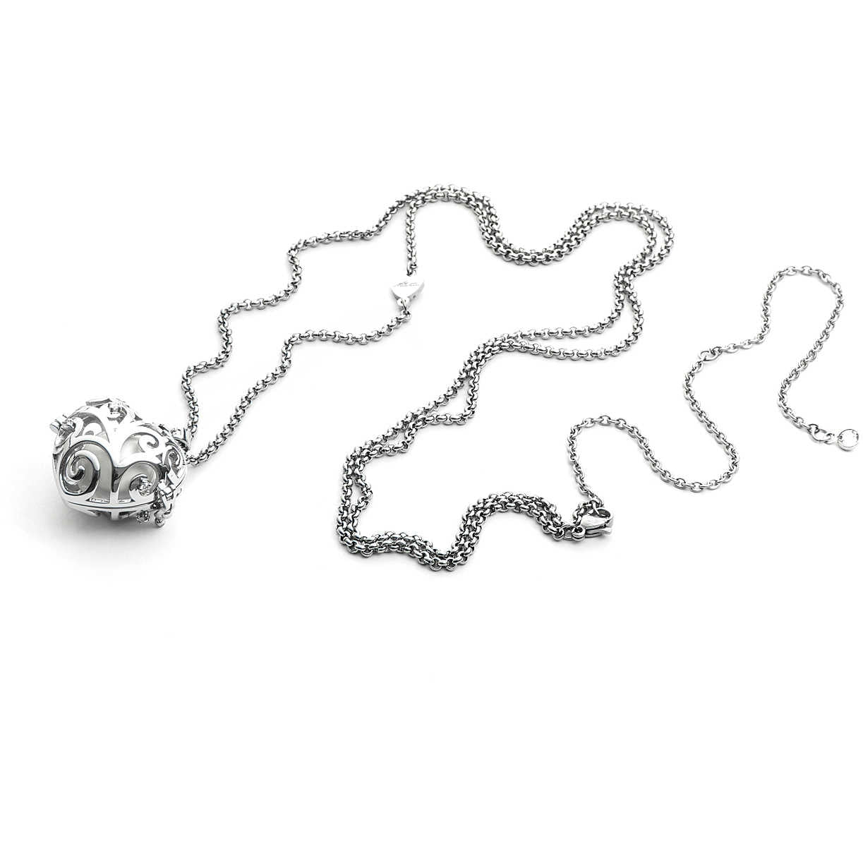 Collana Donna Acciaio Chiama Angeli 4US Cesare Paciotti 4UCL3595W