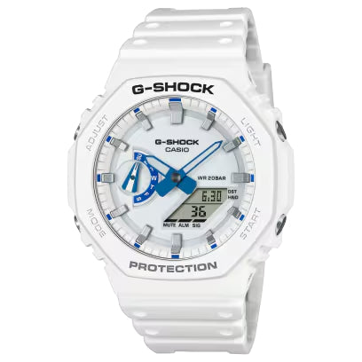 Orologio Uomo Casio G-SHOCK Bianco Blu GA-2100HDS-7AER