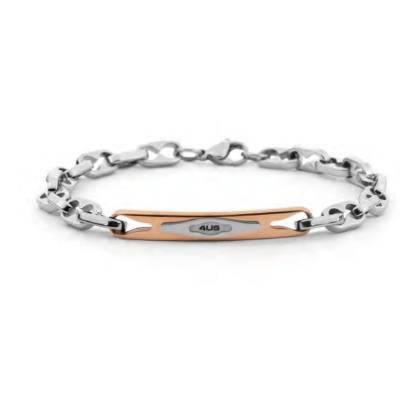 Bracciale Uomo 4US Cesare Paciotti Acciaio Targhetta 4UBR8028