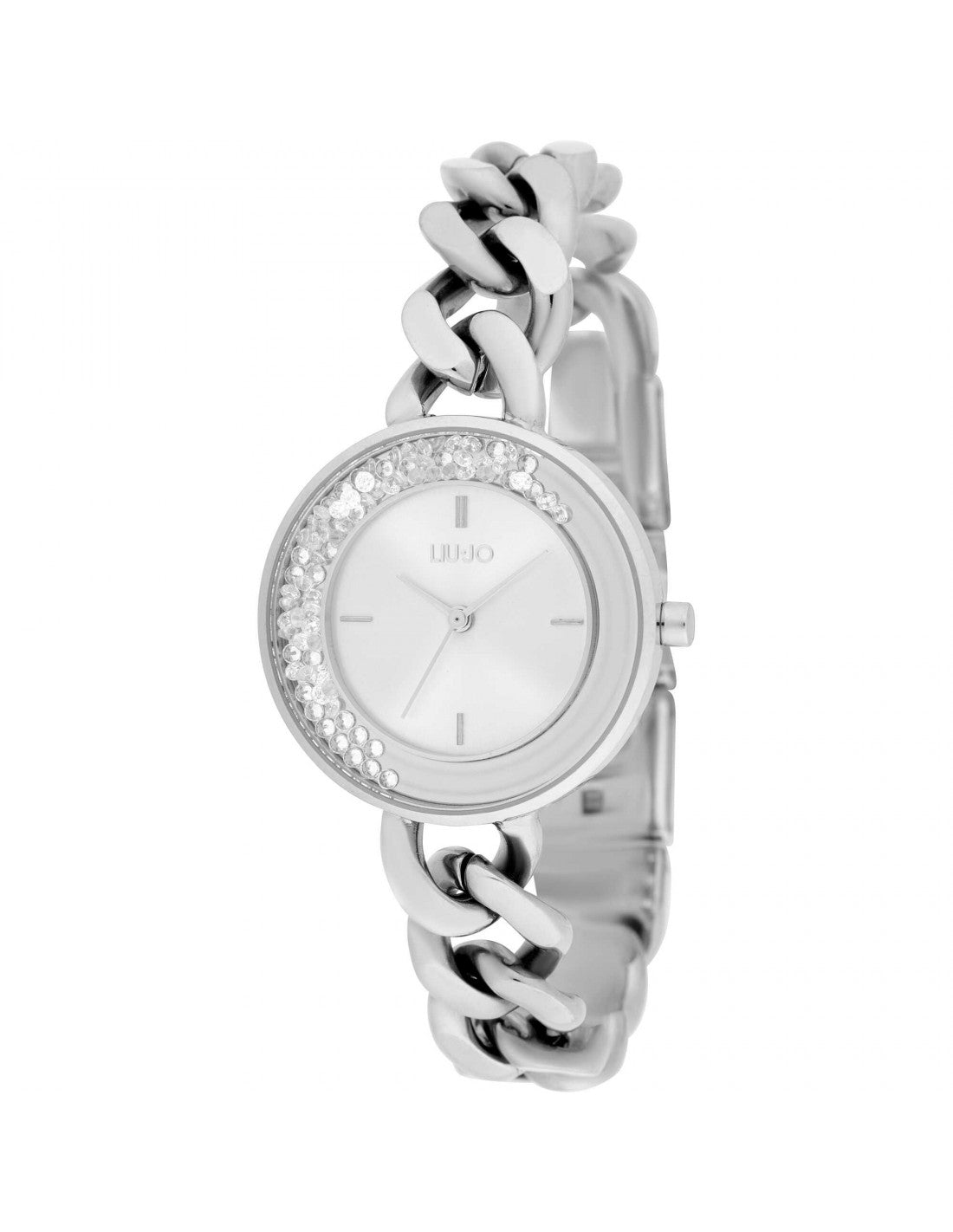 Orologio Donna Acciaio Liu Jo Luxury Dancing Zirconi Solo Tempo Quarzo