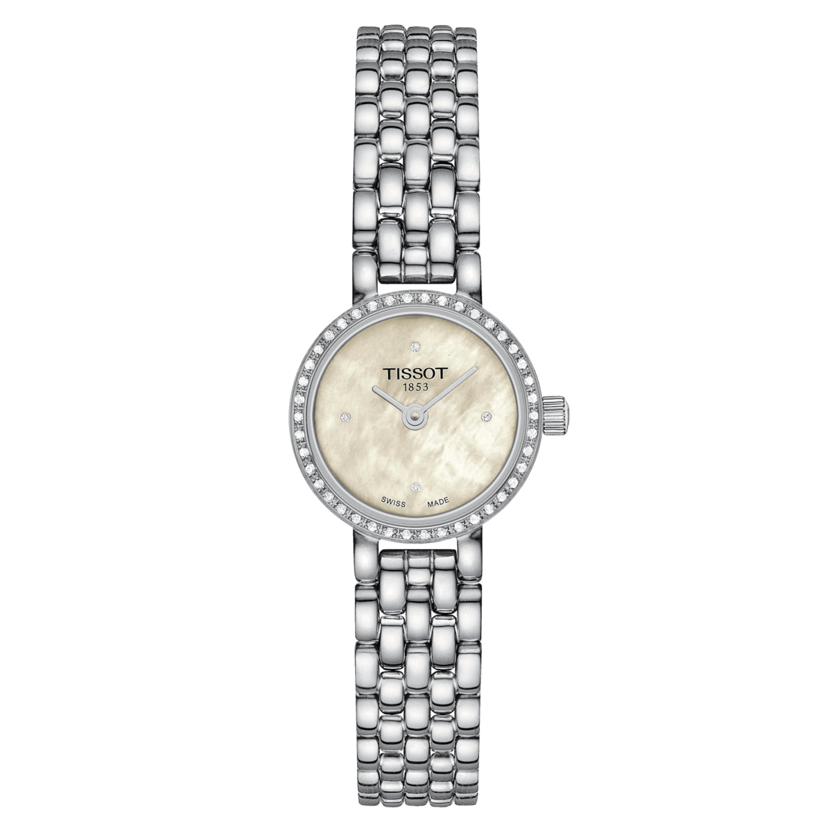 Orologio Donna Tissot Lovely Round Diamanti Madreperla Acciaio T1400096111600