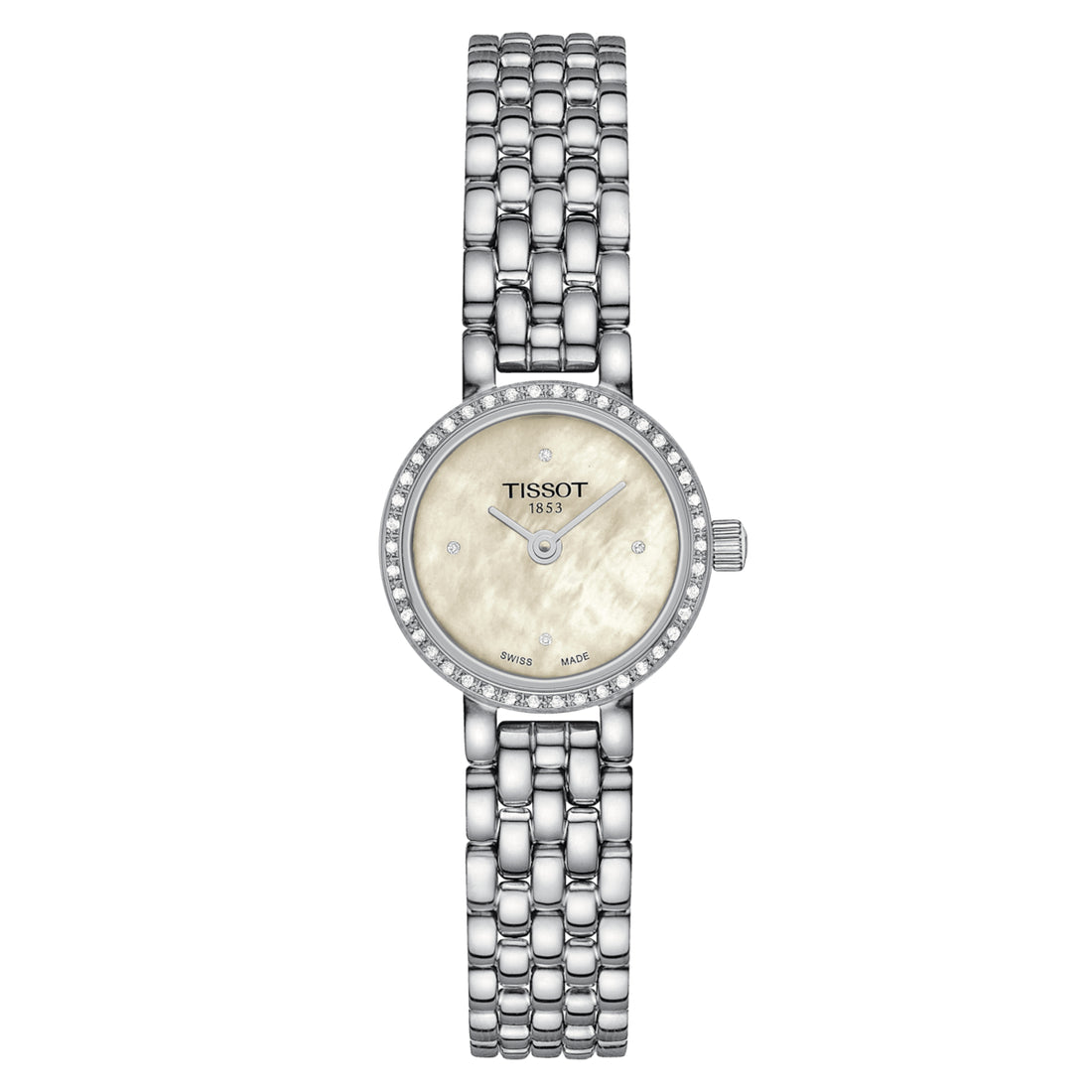 Orologio Donna Tissot Lovely Round Diamanti Madreperla Acciaio T1400096111600