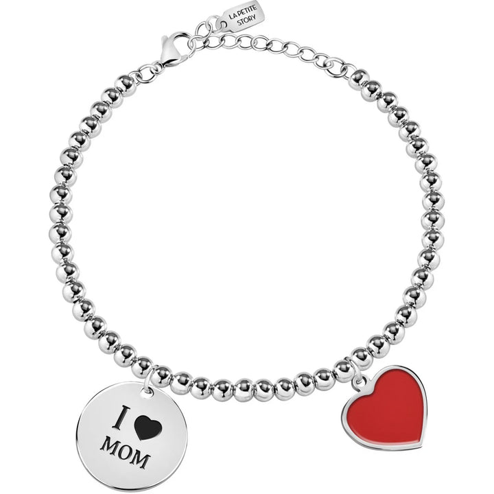 Bracciale Donna La Petite Story Acciaio Charm Cuore Story Family LPS05ASF08