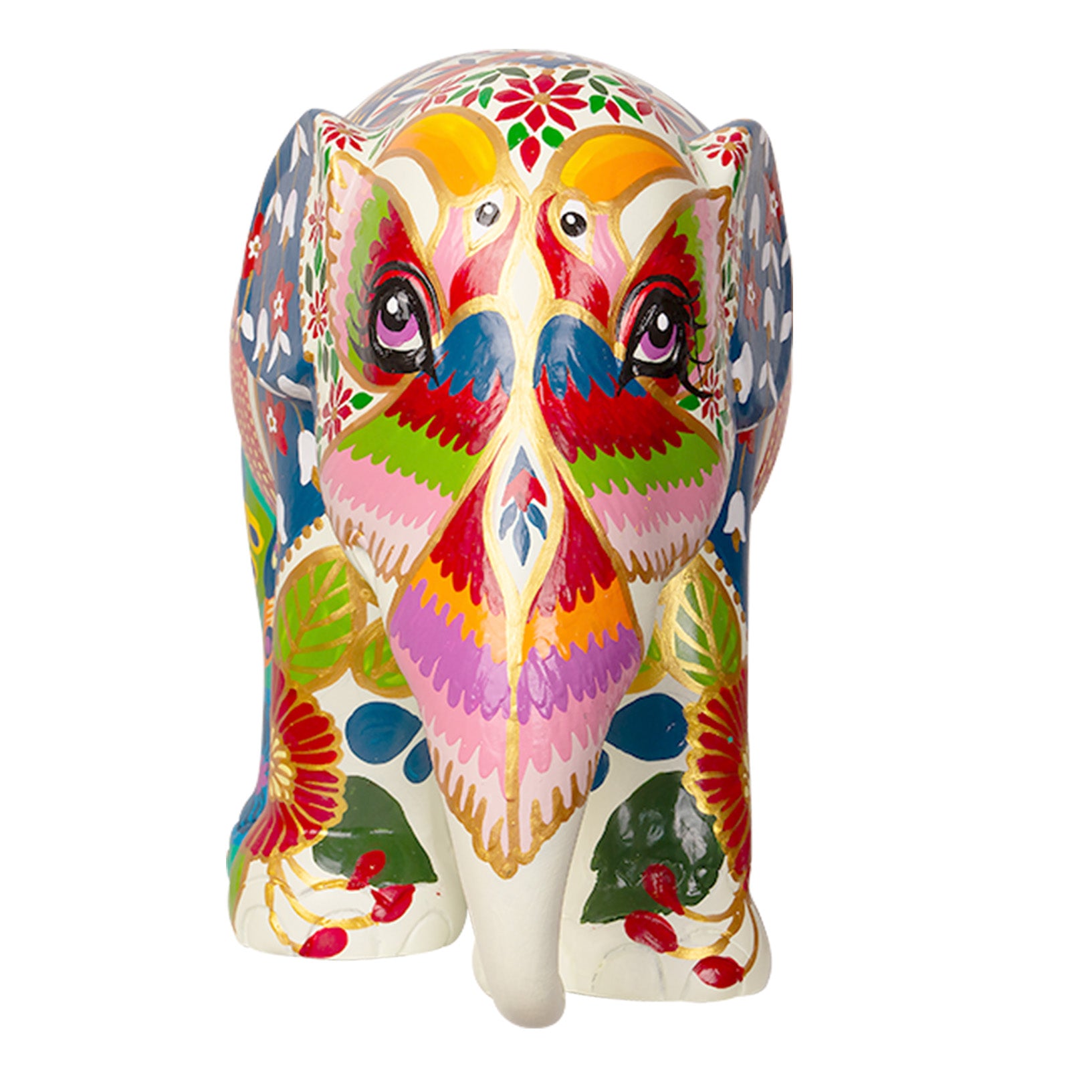 Scultura Elefante Onlylux Helena 10cm Resina Dipinto A Mano 8858831272903
