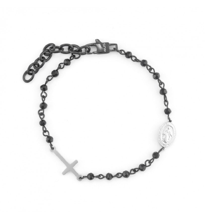 Bracciale Uomo Acciaio 4US Cesare Paciotti Rosario  4UBR7355
