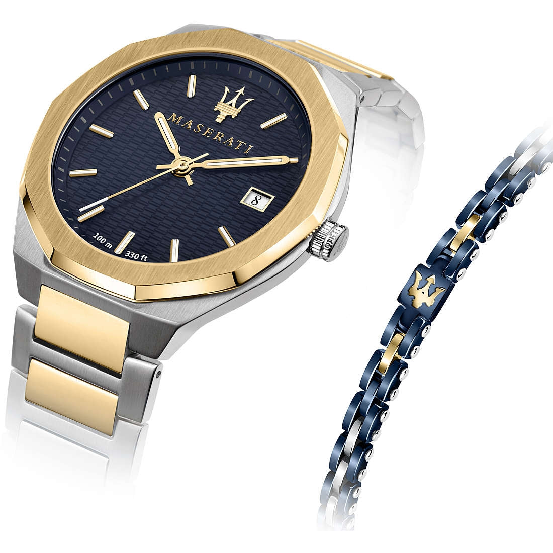 Orologio Uomo e bracciale  Acciaio Maserati Quarzo R8853142009